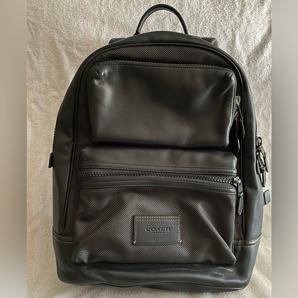 Coach Black Backpack - Picture 1 of 6